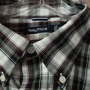 Nautica plaid dress shirt